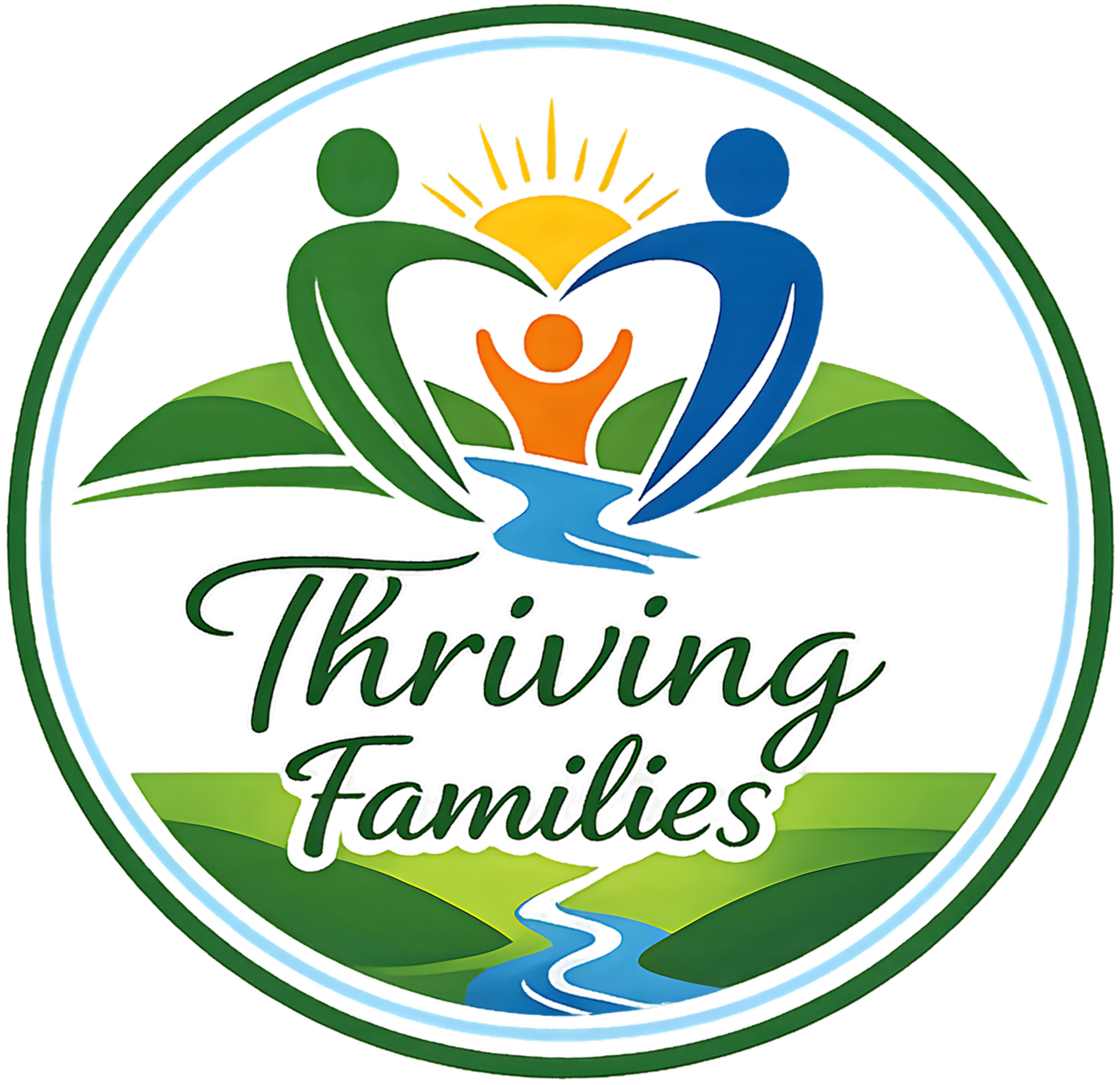 Thriving Families Logo Missionary Support Healthy Families Healthy Ministries Pastoral Care Retreat Center Kentucky Shelbyville Missionary Kids Special Needs